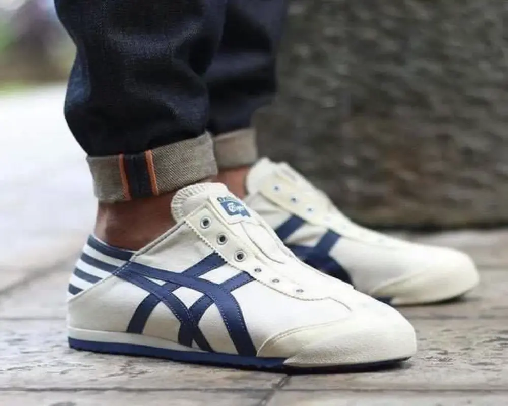 Giày Onitsuka Tiger Mexico 66 Paraty 'Natural Navy' TH342N-0250 - Ảnh 4