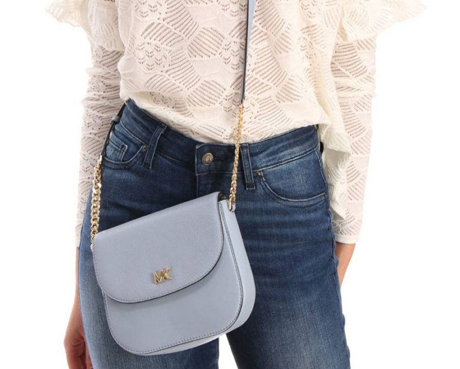 Túi Michael Kors Mott Crossbody Bag 'Pale Blue' 32S8GF5C0L-PALEBLUE - Ảnh 2