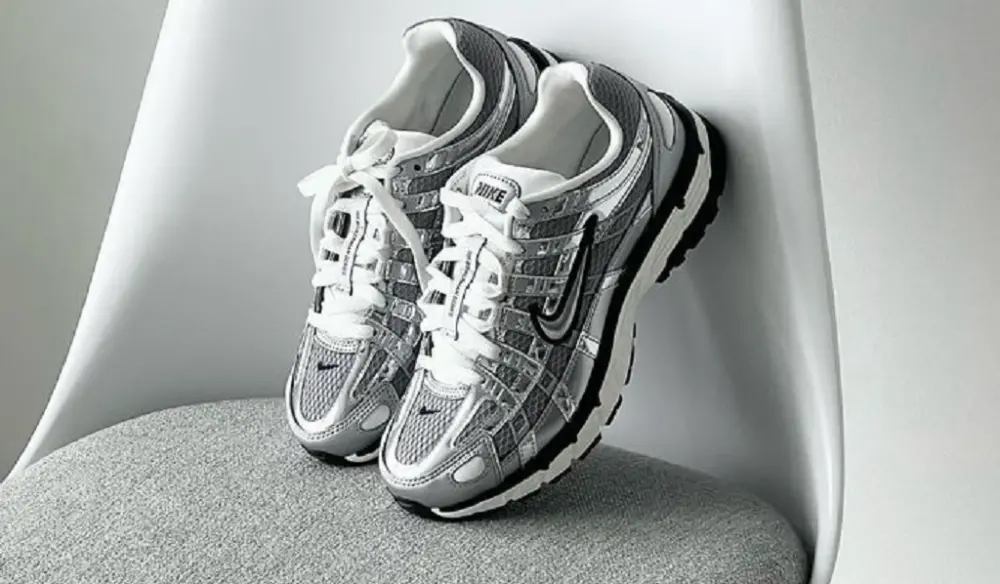 Alternative view of Giày Nike P-6000 Premium Gray Metallic Silver FN6837-012