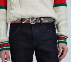 Alternative view of Thắt Lưng Gucci Men’s GG Kingsnake Print Belt Black 434520-K5O1N-1087