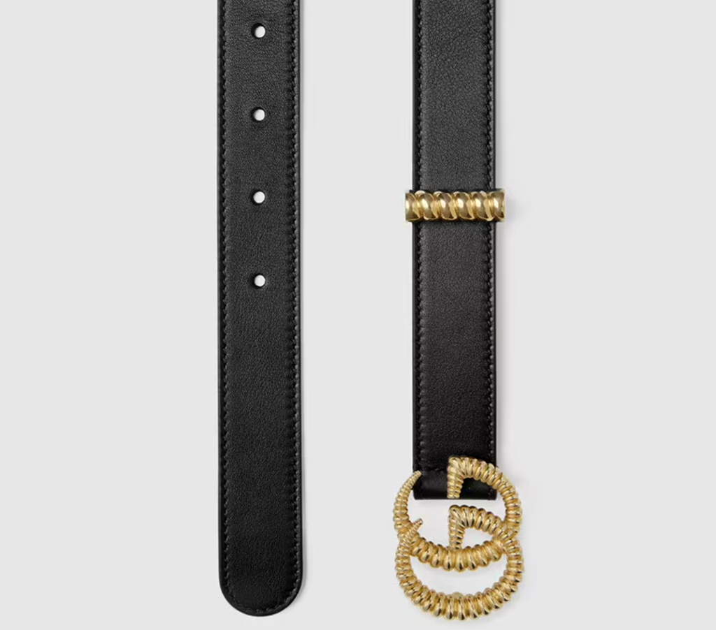 Thắt Lưng Gucci Leather Belt Double G 524103-AP00G-1000 - Ảnh 3