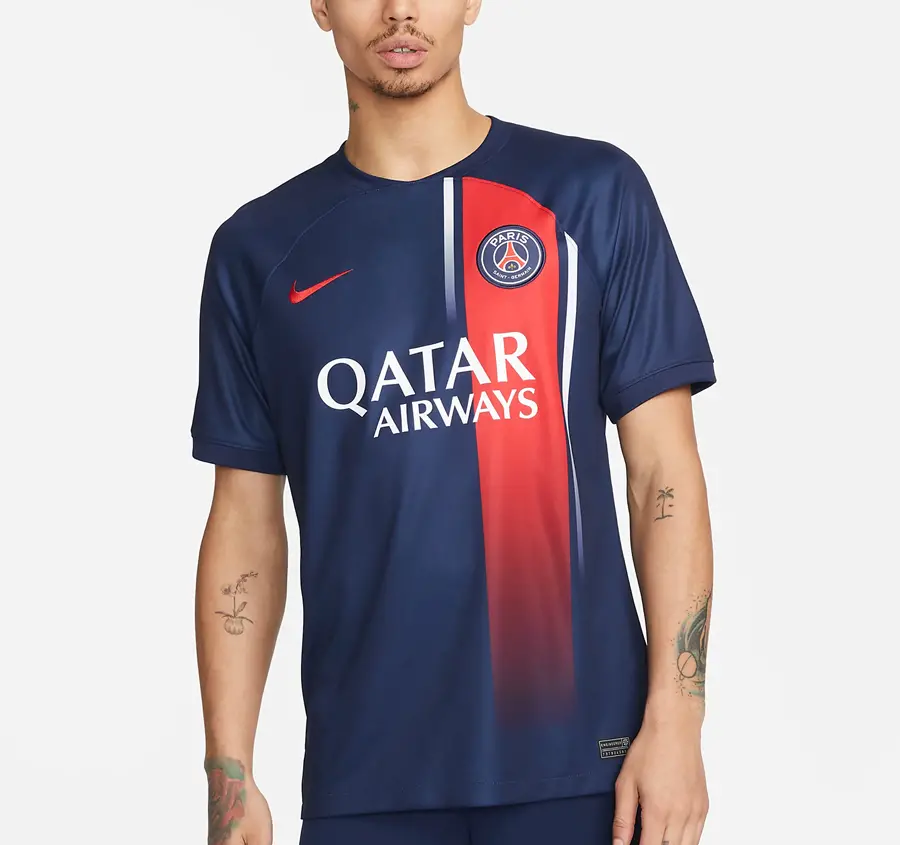 Alternative view of Áo Nike Paris Saint-Germain 2023/24 Stadium Home'Midnight Navy' DX2694-411