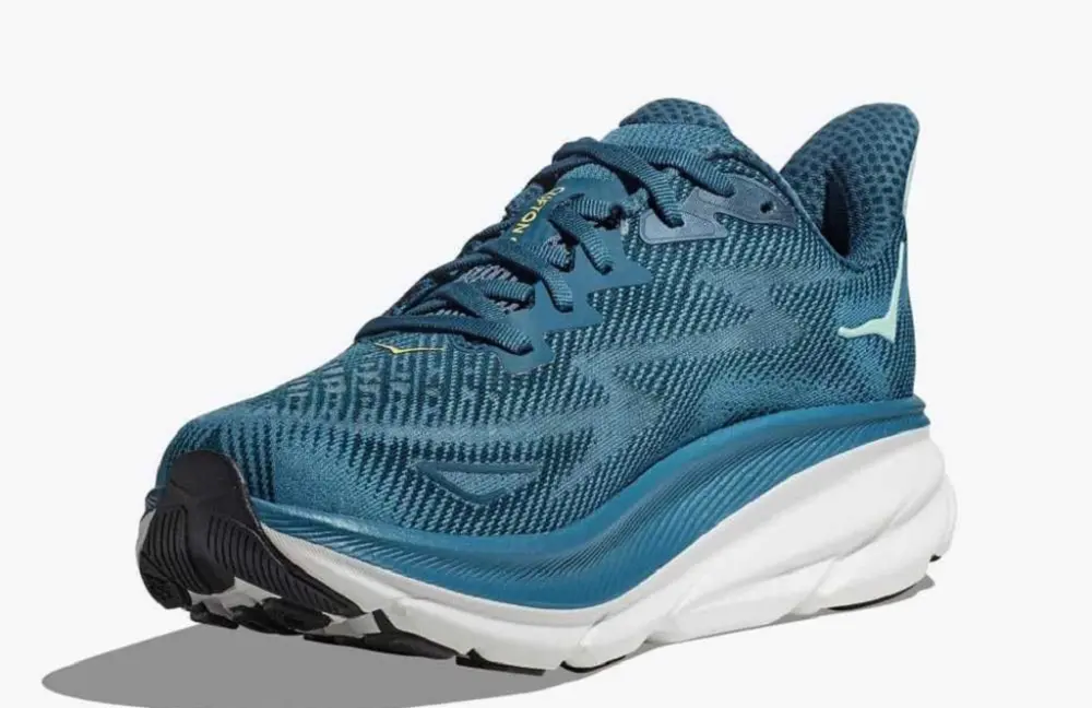Alternative view of Giày Hoka Trainers Clifton 9 'Blue/Yellow' 1127895-MOBS