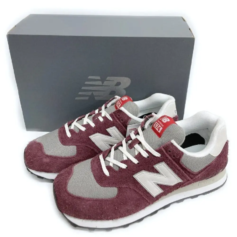 Giày New Balance 574 Claret White U574BGH - Ảnh 3