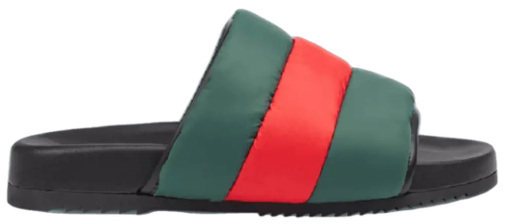 Dép Gucci Men’s Padded Web Slide Sandal ‘Black’ 692387-UFR30-3060