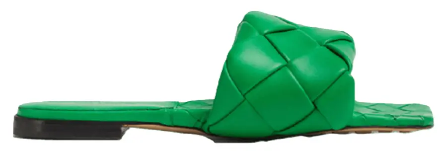 Dép Bottega Veneta Lido Flat Sandal ‘Grass’ 608853VBSS03730