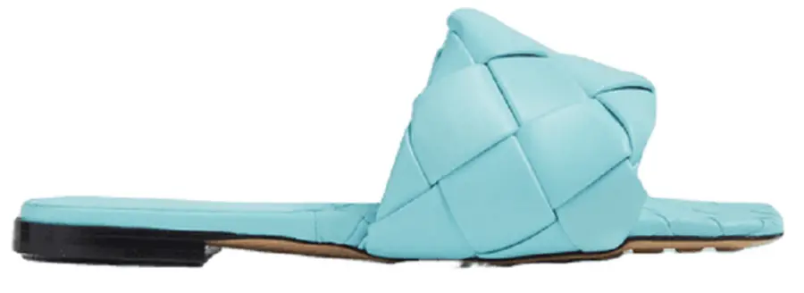 Dép Bottega Veneta Lido Flat Sandal ‘Pale Blue’ 608853VBSS04545