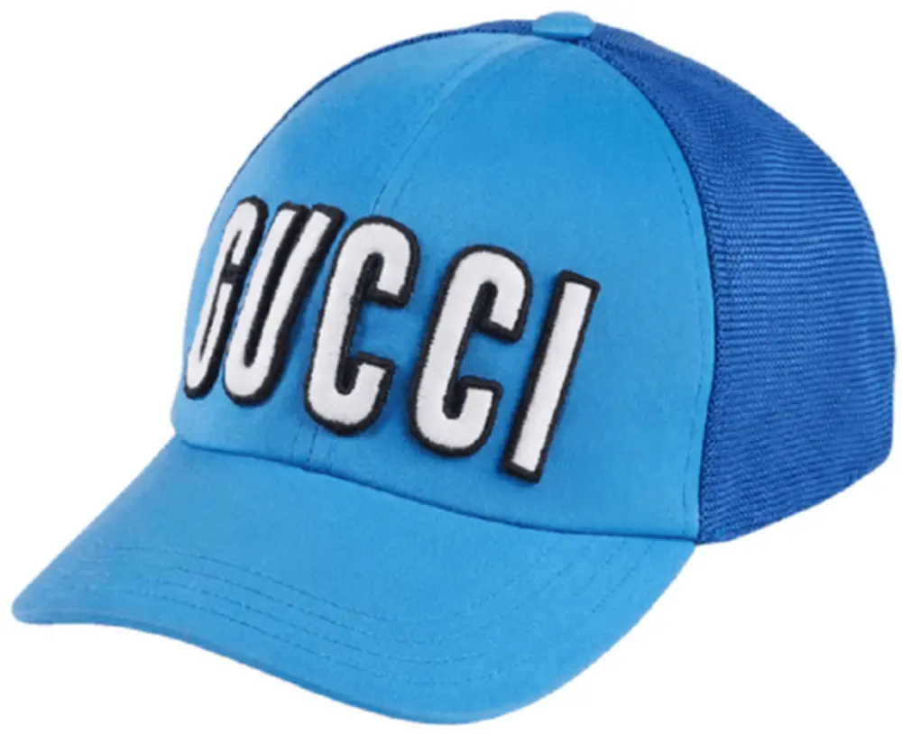 Mũ Gucci Baseball Hat With Patch ‘Blue’ 701324-4HAOY-4969