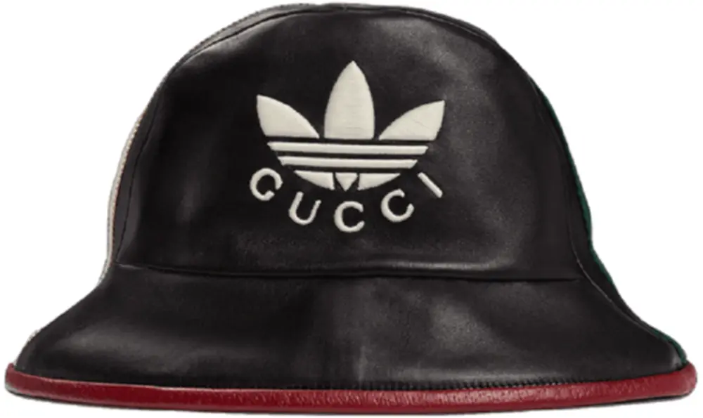Mũ Gucci Adidas x Gucci Leather Fedora ‘Black’ 724629-3HANZ-1074