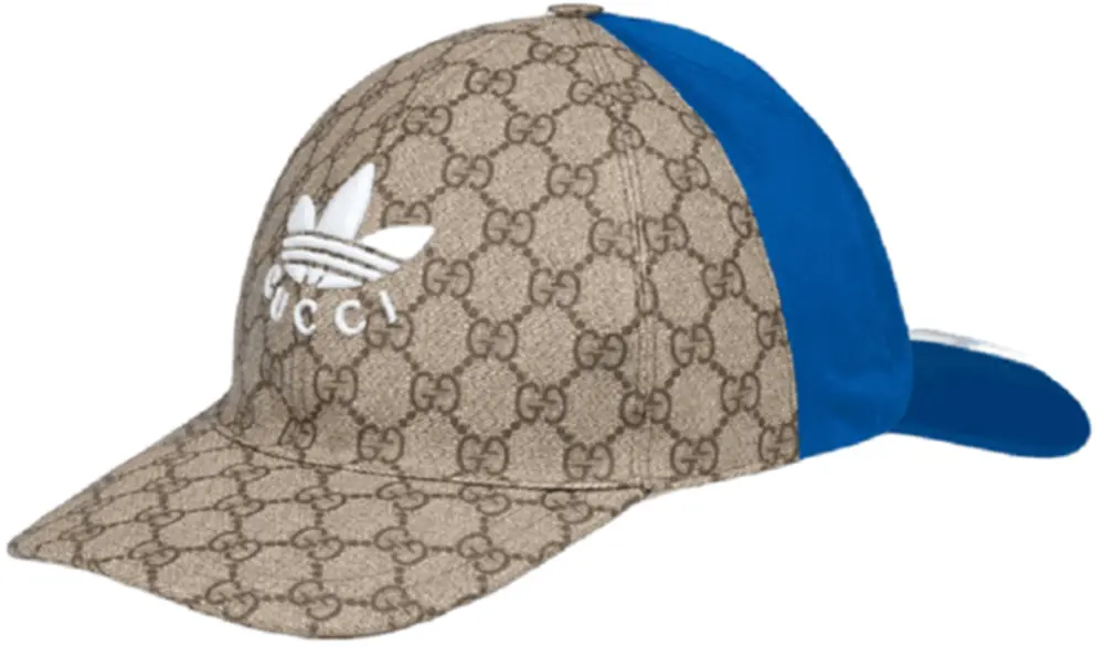 Mũ Gucci Adidas x Gucci Double Sided ‘Beige Blue’ 719406-4HAST-9768