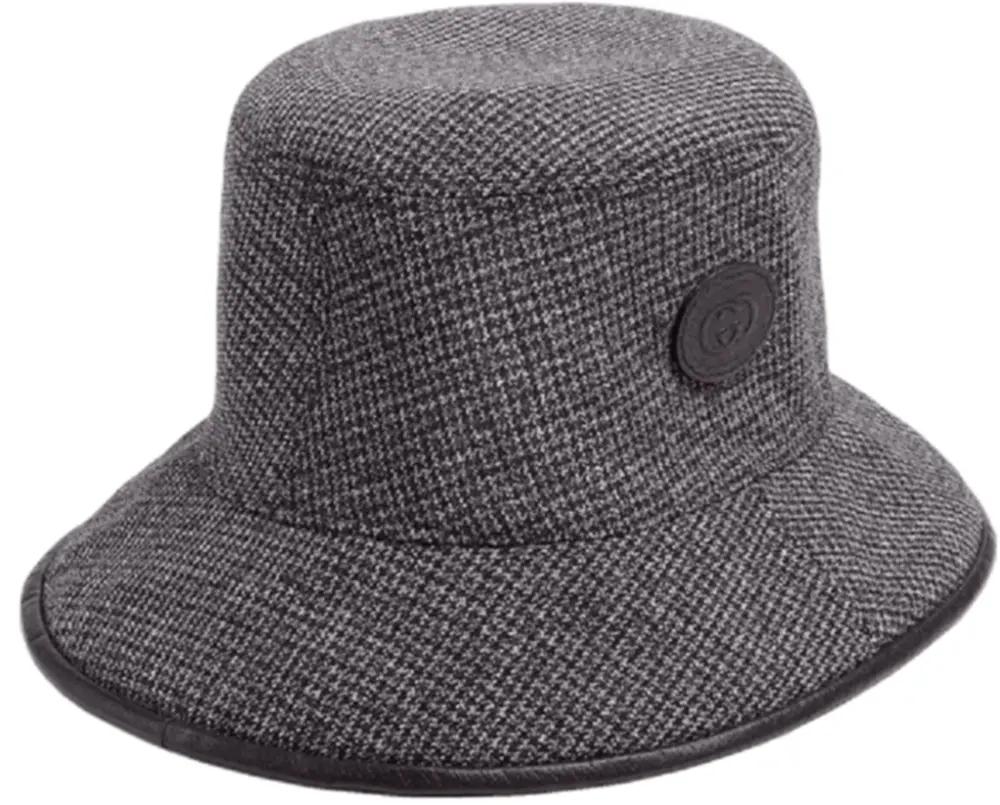 Mũ Gucci Reversible Bucket ‘Black Grey’ 728837-4HAWD-1061