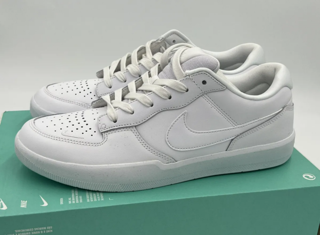 Giày Nike Air Force 58 Premium SB ‘Triple White’ DH7505-100 - Ảnh 4