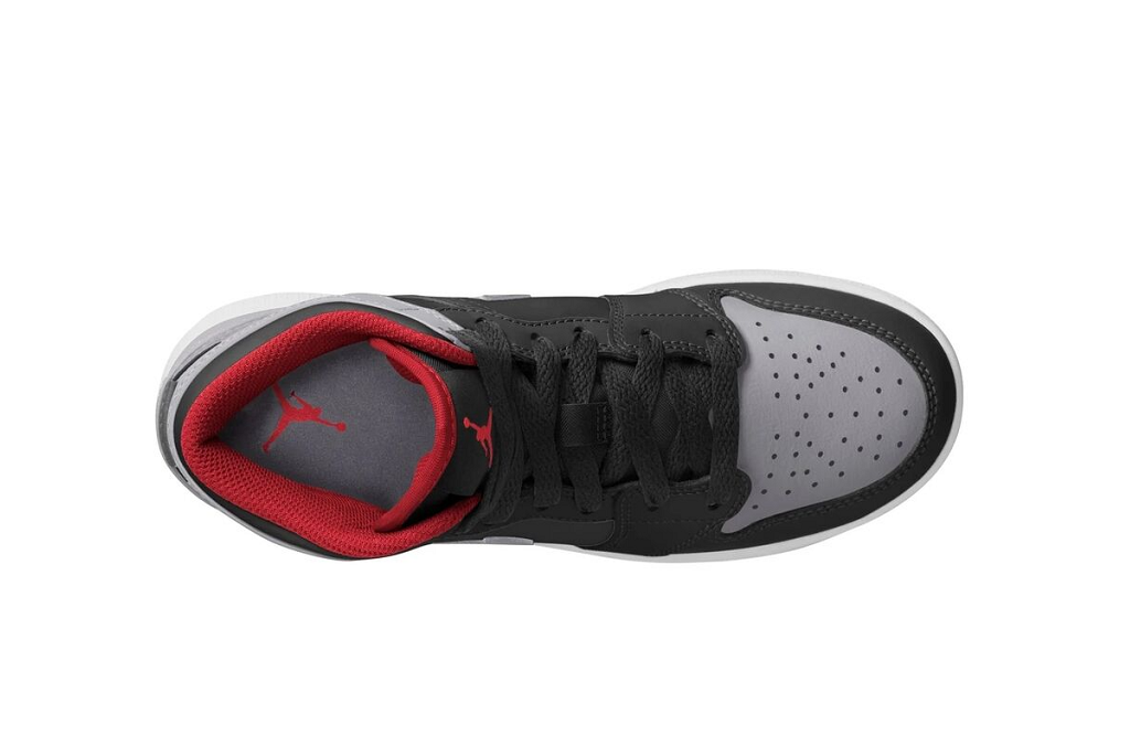 Giày Nike Jordan 1 Mid Bred Shadow (PS) DQ8424-006 - Ảnh 4