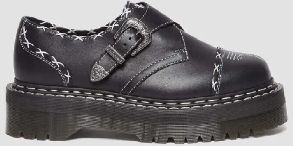 Giày Dr.Martens Quad Gothic Americana Monk Strap 34131001 - Ảnh 3