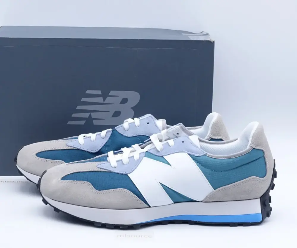 Alternative view of Giày New Balance 327 Sagan Tosu White/Blue/Pink MS327ST