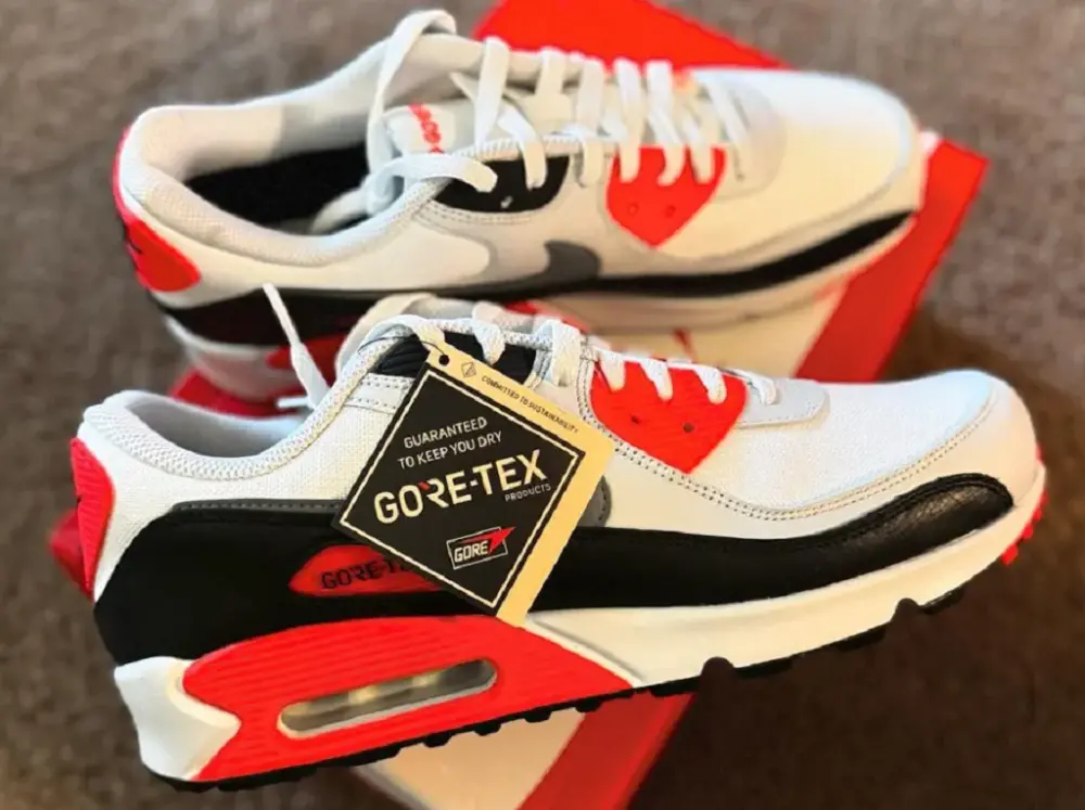 Giày Nike Air Max 90 GORE-TEX 'Infrared' FD5810-101 - Ảnh 3