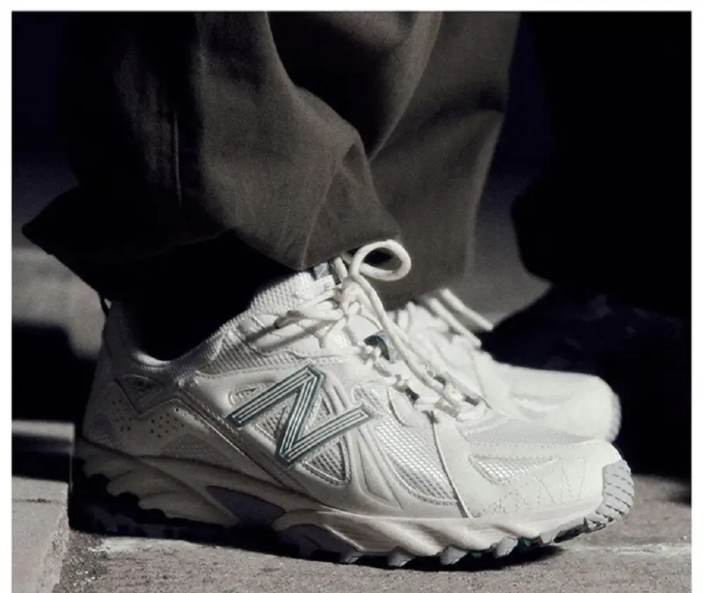 Giày New Balance 610 White Cream ML610TAG - Ảnh 6