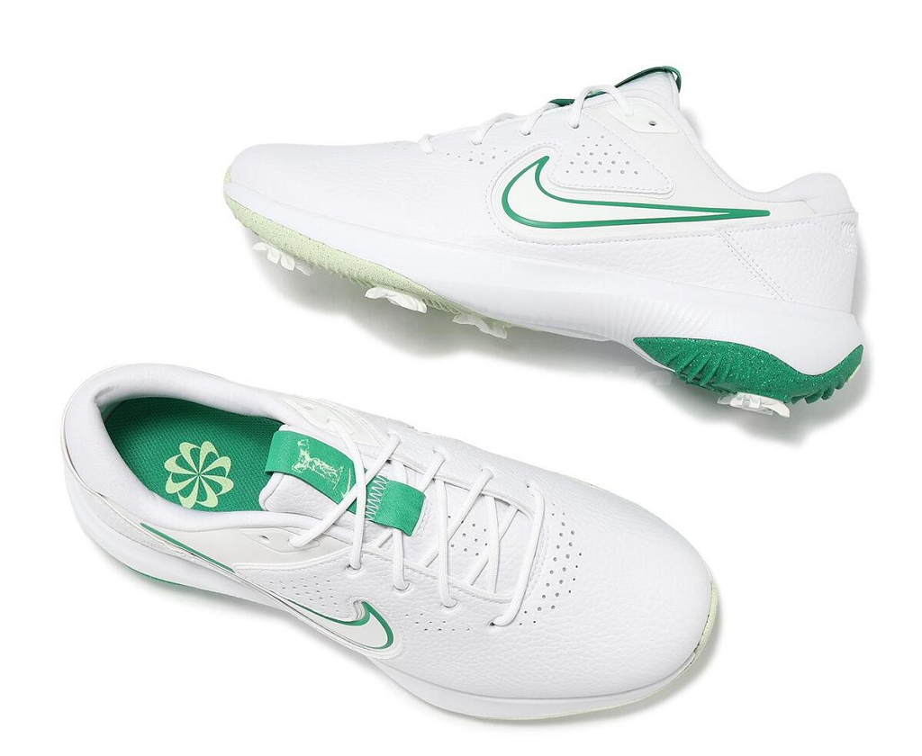 Giày Nike Victory Pro 3 Wide Fit Golf 'White/Green' DX9028-103 - Ảnh 7