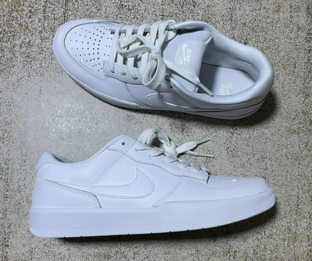 Giày Nike Air Force 58 Premium SB ‘Triple White’ DH7505-100 - Ảnh 5