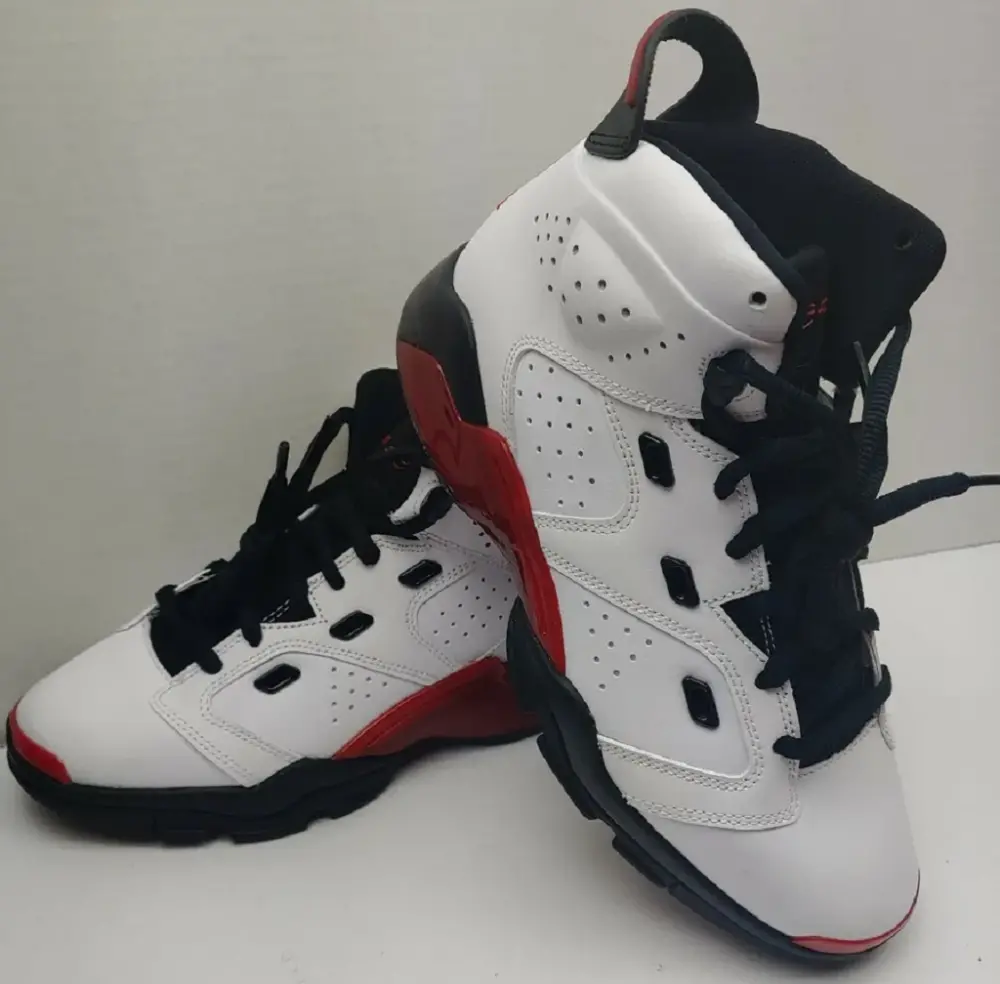 Giày Nike Air Jordan 6-17-23 GS 'White Gym Red' 428818-100 - Ảnh 3