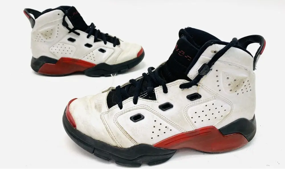 Alternative view of Giày Nike Air Jordan 6-17-23 GS 'White Gym Red' 428818-100
