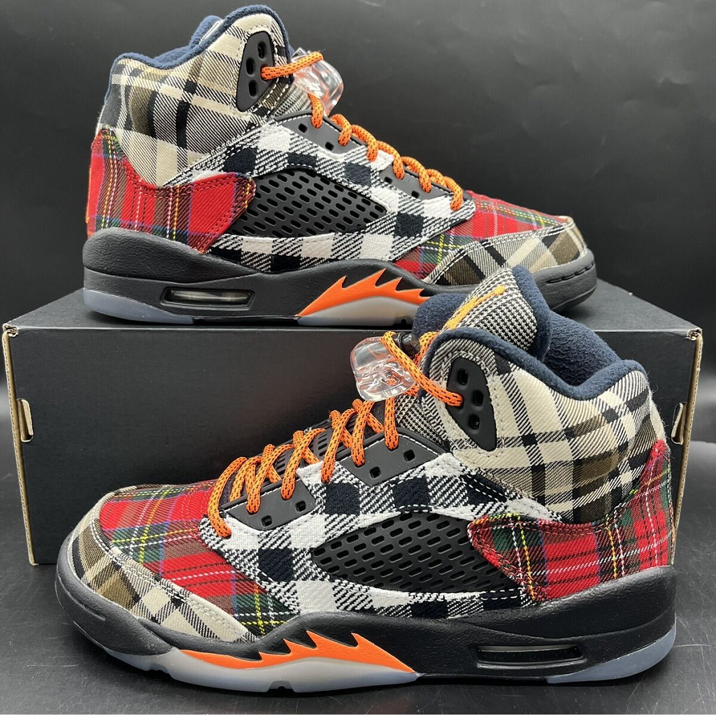 Giày Air Jordan 5 Retro 'Plaid' (GS) FD4814-008 - Ảnh 5
