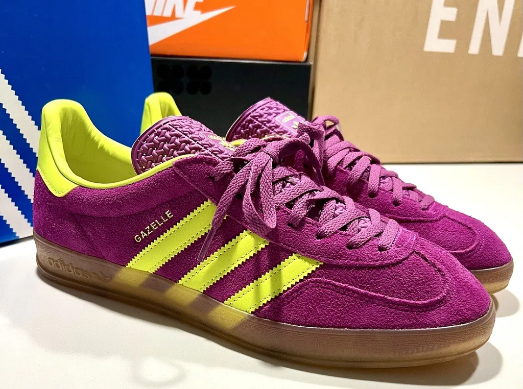 Giày Adidas Gazelle Indoor 'Shock Purple' HQ8715 - Ảnh 4