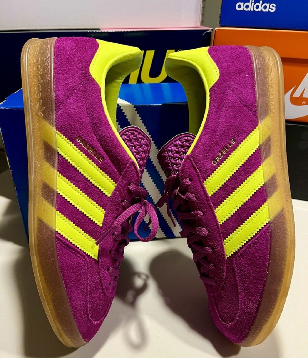 Giày Adidas Gazelle Indoor 'Shock Purple' HQ8715 - Ảnh 3