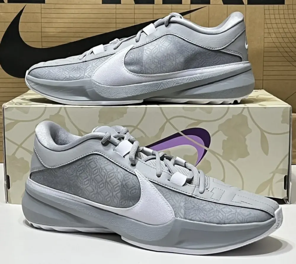 Giày Nike Zoom Freak 5 TB 'Wolf Grey' DZ2946-002 - Ảnh 3