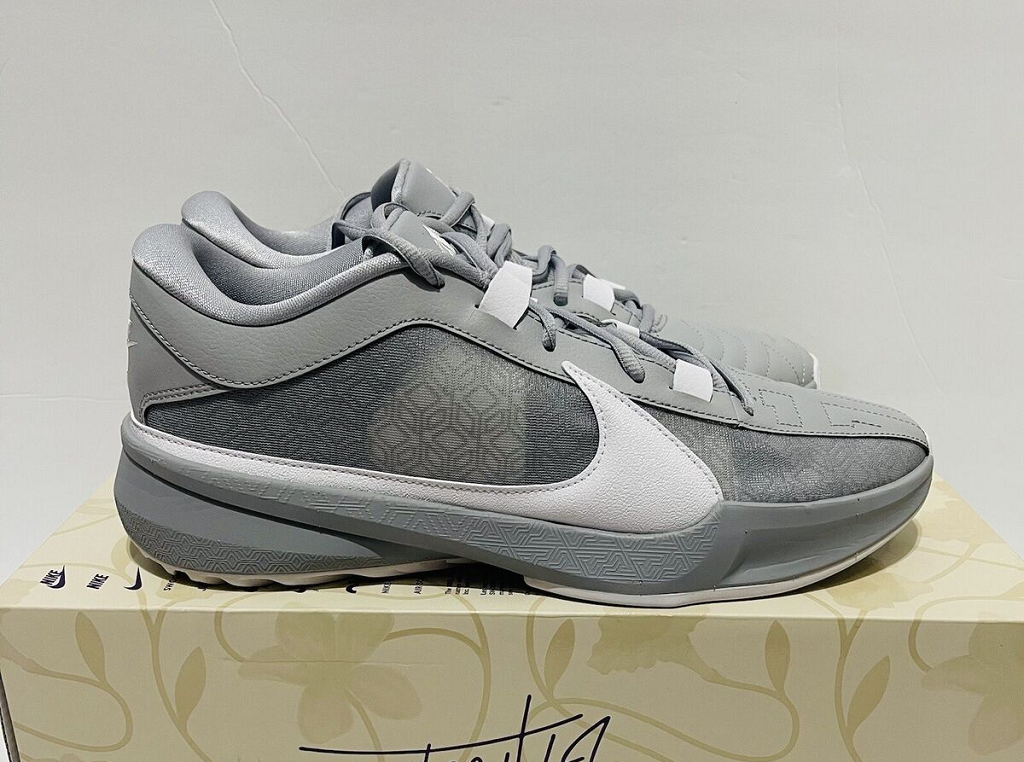 Giày Nike Zoom Freak 5 TB 'Wolf Grey' DZ2946-002 - Ảnh 4