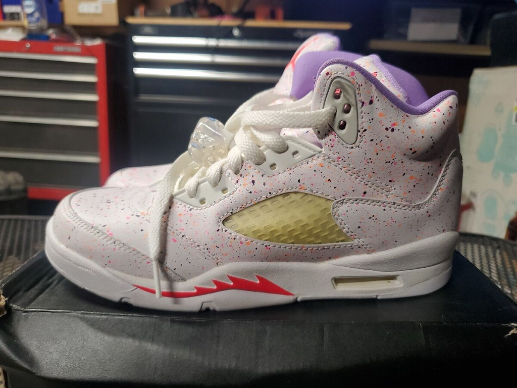 Giày Nike Air Jordan 5 Retro GG 'Easter' CT1605-100 - Ảnh 5