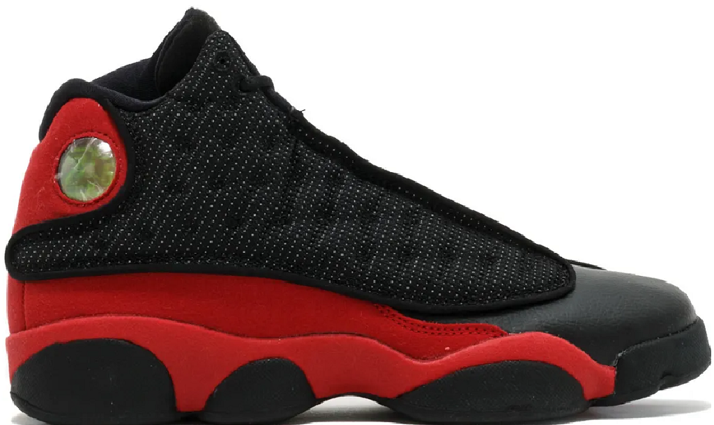 Giày Nike Air Jordan 13 Retro GS 'Bred' 2017 Black-Red 414574-004