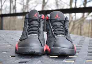 Alternative view of Giày Nike Air Jordan 13 Retro GS 'Bred' 2017 Black-Red 414574-004