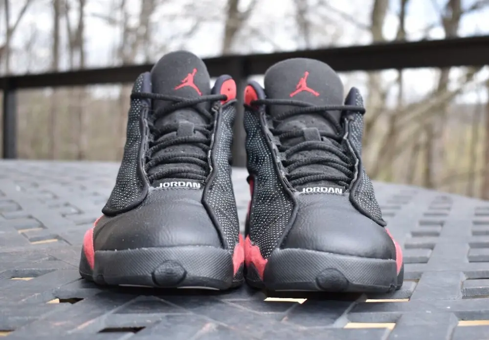 Alternative view of Giày Nike Air Jordan 13 Retro GS 'Bred' 2017 Black-Red 414574-004