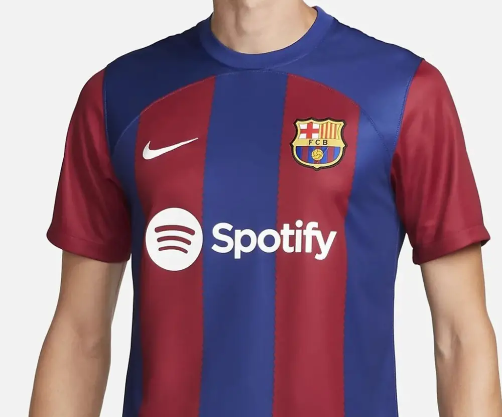 Áo Nike FC Barcelona 2023/24 Stadium Home Jersey 'Deep Royal Blue' DX2687-456 - Ảnh 4