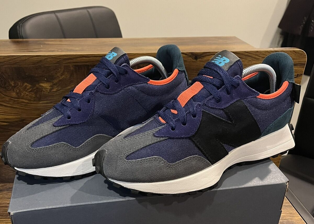 Giày New Balance 327 'Lagoon Storm Blue' MS327WA1 - Ảnh 5