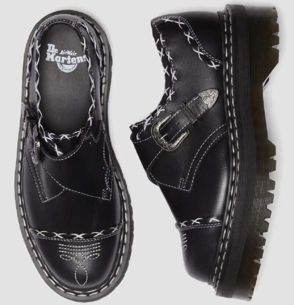 Giày Dr.Martens Quad Gothic Americana Monk Strap 34131001 - Ảnh 5