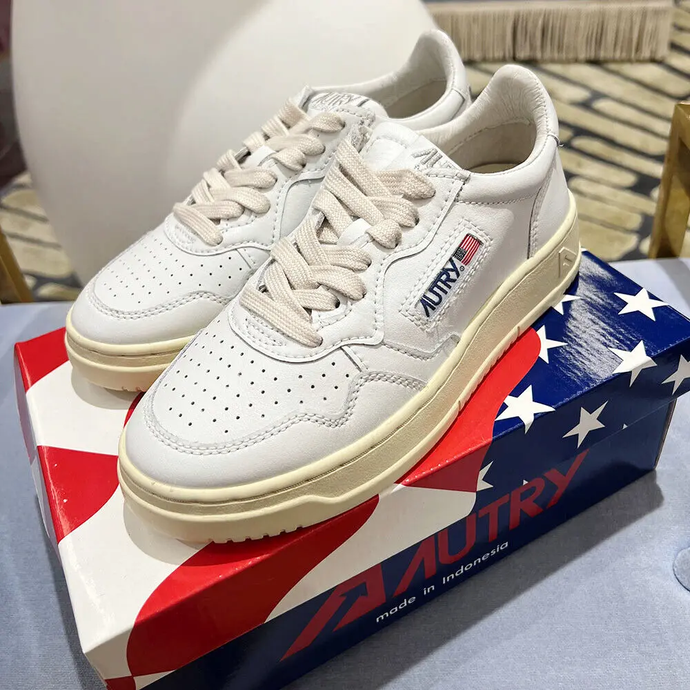 Alternative view of Giày Autry Medalist Low Leather ‘White’ AULW-LL15