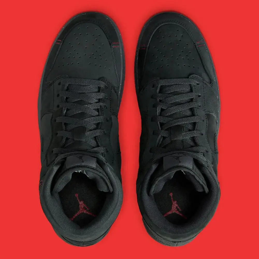 Alternative view of Giày Nike Air Jordan 1 Mid SE Craft ‘Dark Smoke Red’ FD8634‑001