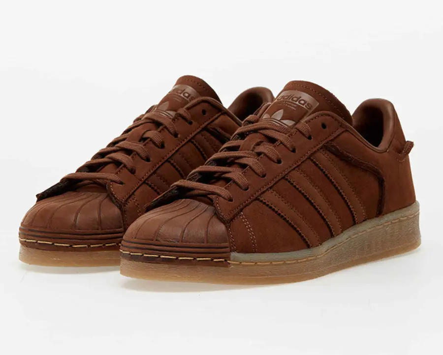 Alternative view of Giày Adidas Originals Superstar 82 'Brown' ID2148