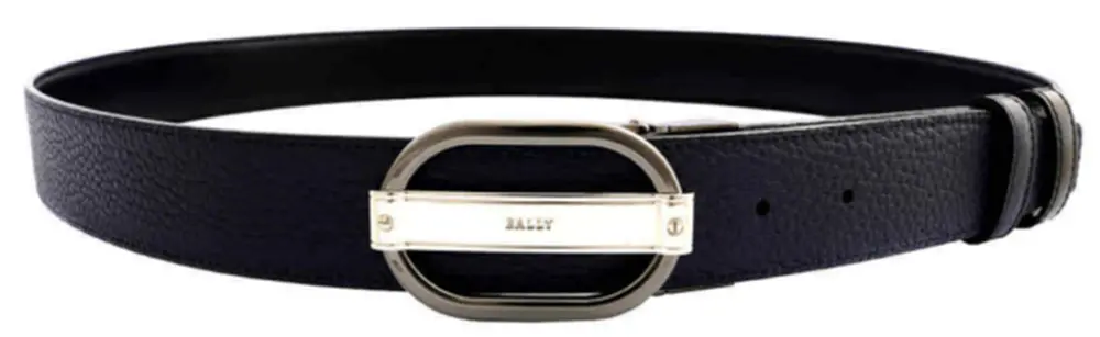 Thắt Lưng Bally Leather Belt ‘Black’ 2000188969449