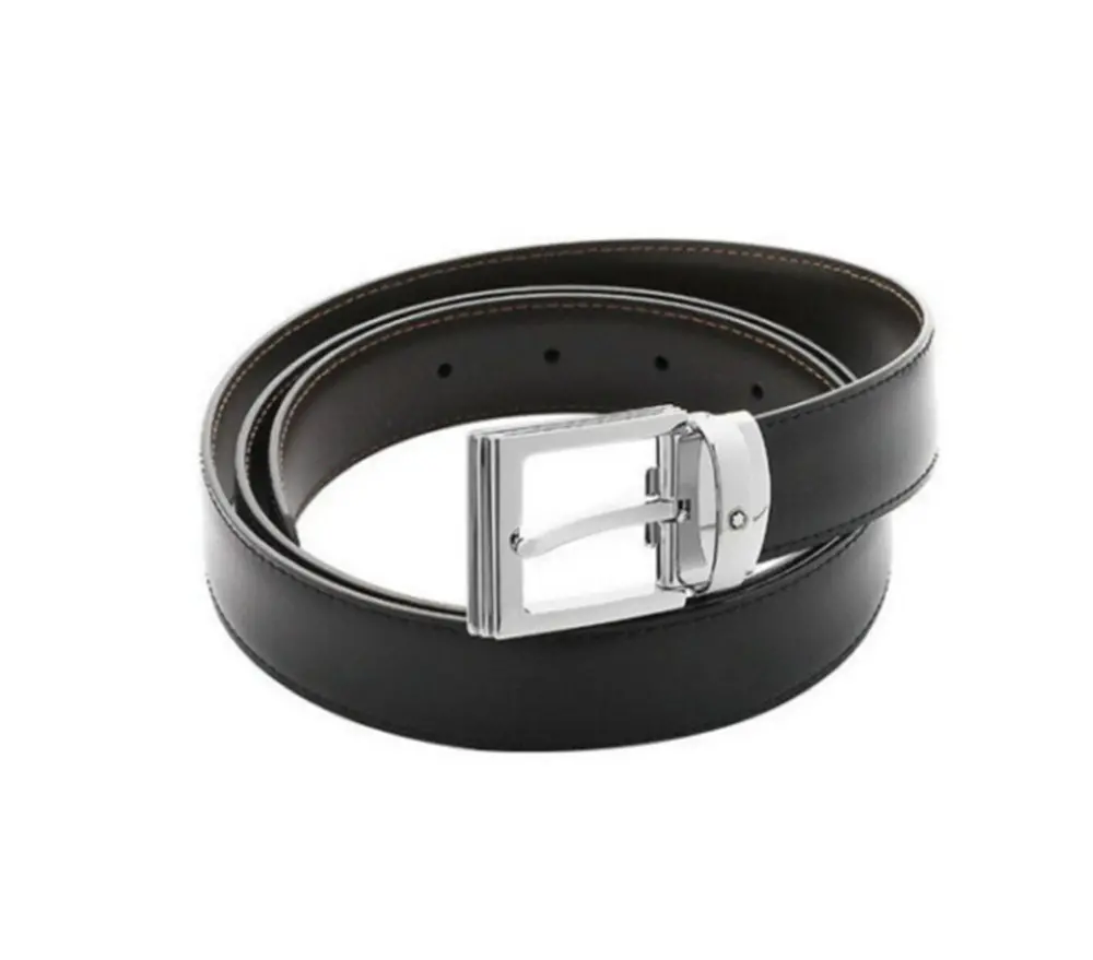 Thắt lưng Montblanc Reversible Leather Belt 107664 - Ảnh 3