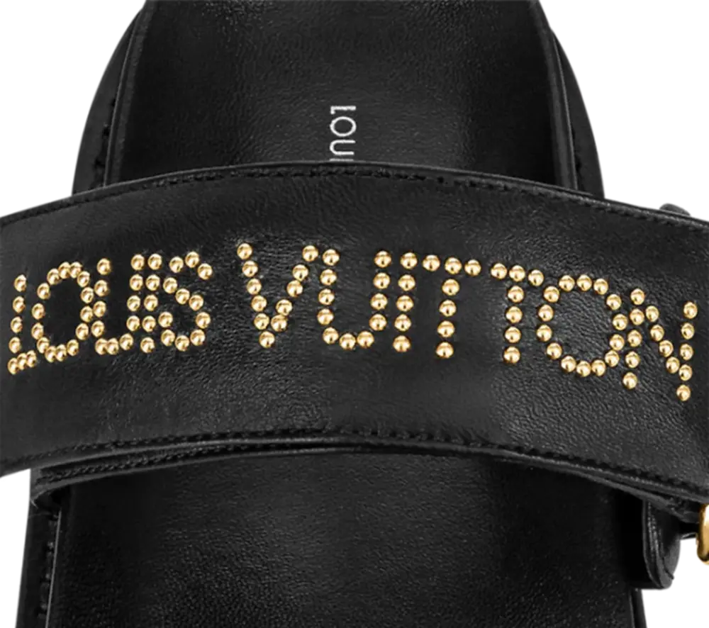 Dép Louis Vuitton Paseo Flat Comfort Mules ‘Black’ 1AAB6H - Ảnh 4