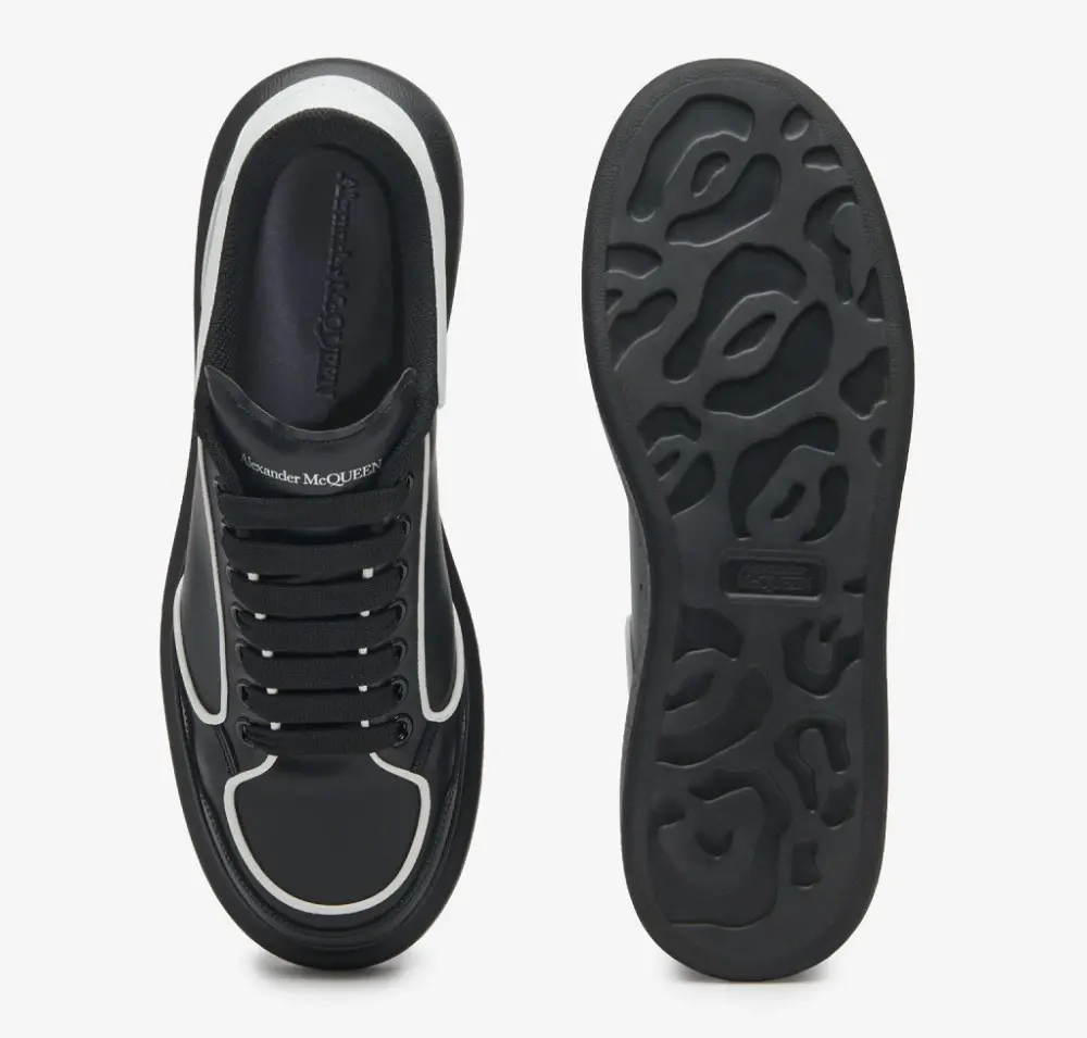Giày Alexander McQueen Oversized 'Black' 777300WHJE51070 - Ảnh 4