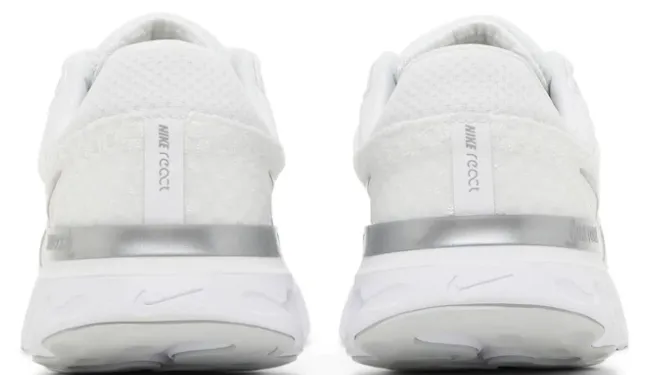 Giày Nike Infinity Flyknit 3 ‘White Metallic Silver’ DD3024‑101 - Ảnh 3