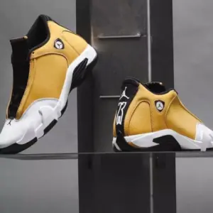 Alternative view of Giày Nike Air Jordan 14 Retro ‘Light Ginger’ 487471-701