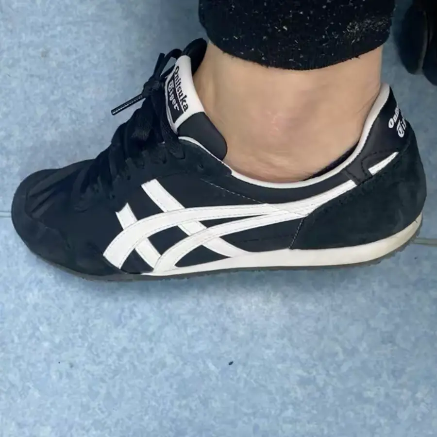 Giày Onitsuka Tiger Serrano ‘Black White’ 1183B400-001 - Ảnh 7