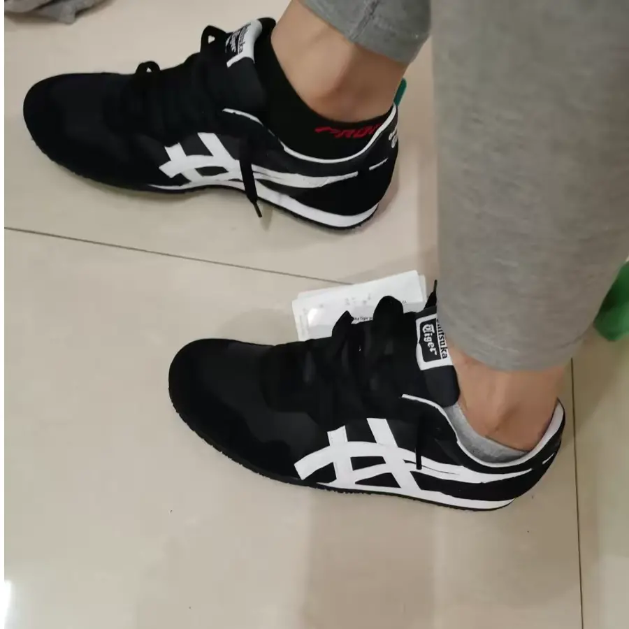 Giày Onitsuka Tiger Serrano ‘Black White’ 1183B400-001 - Ảnh 5