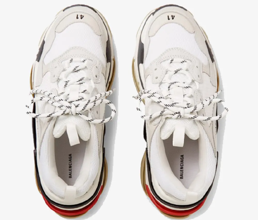 Giày Balenciaga Triple S 'White Black Red' 2019 524037W09E19000 - Ảnh 6