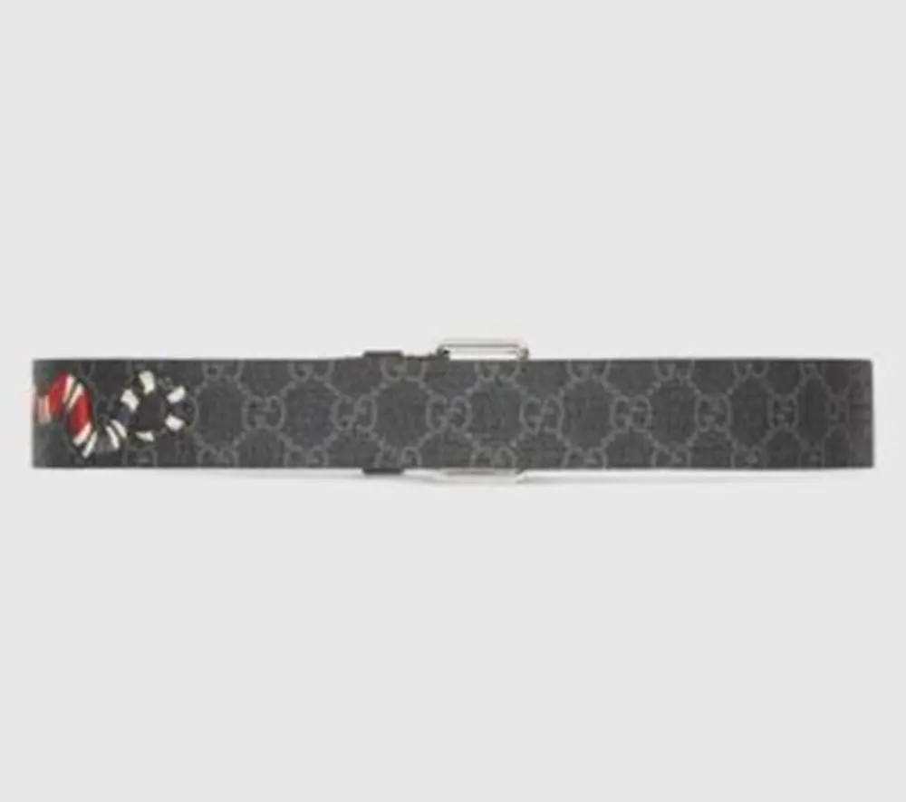 Thắt Lưng Gucci Kingsnake Print Belt 434520-K5O1N-1087 - Ảnh 3